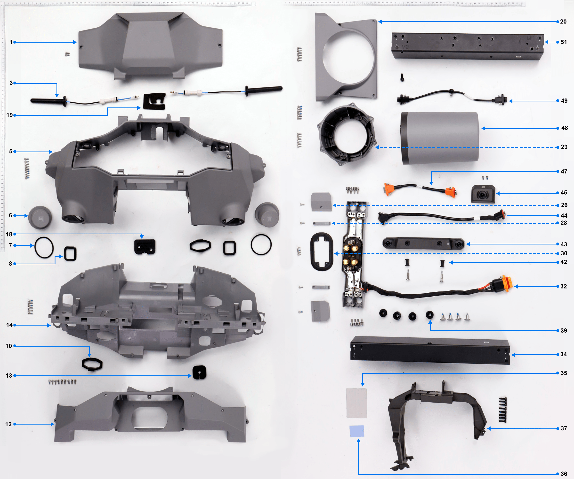 Front and Rear Frame